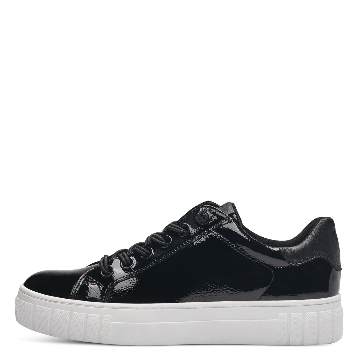 Marco Tozzi - Black Runners Patent Comb - 23717 W3