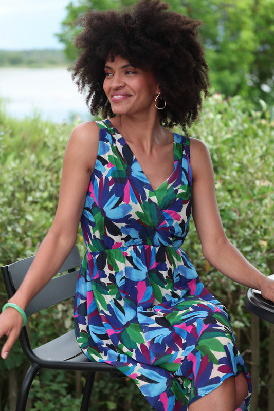 Actuelle - Wrap Around Dress with Straps - 24e039