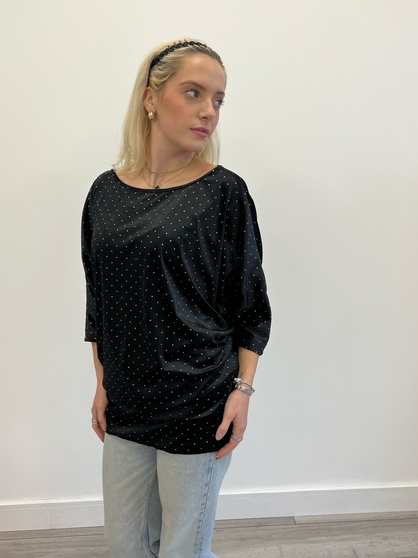 Lipstick - Velour Beeded Top - 1511v