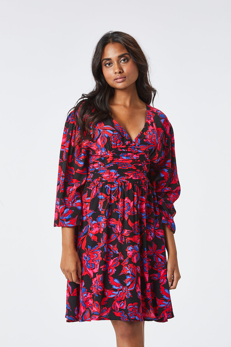 Zibi London - Lizzy Short Dress with Long Sleeves - 1021210