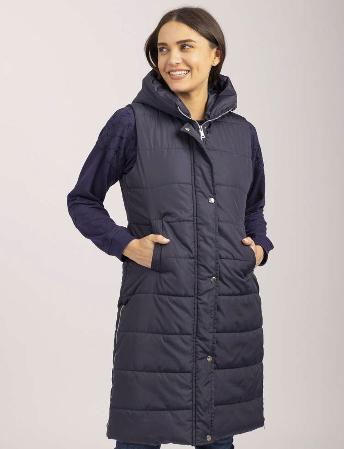 Mudflower - Longline Gilet - 924