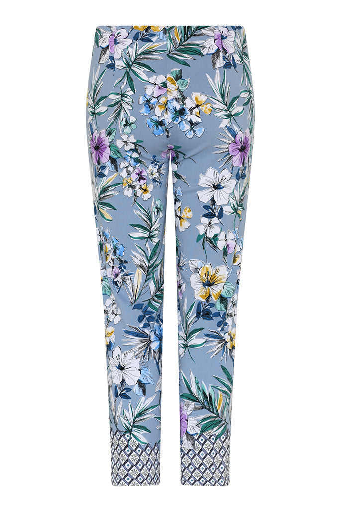 Robell - Floral Print Trousers - 51622FLW