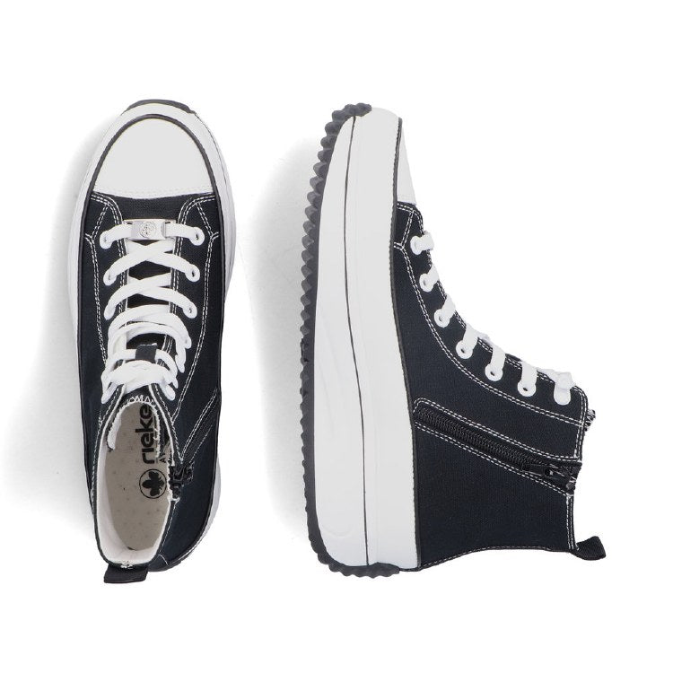 Rieker - Canvas Hi-Top Runner - 90010