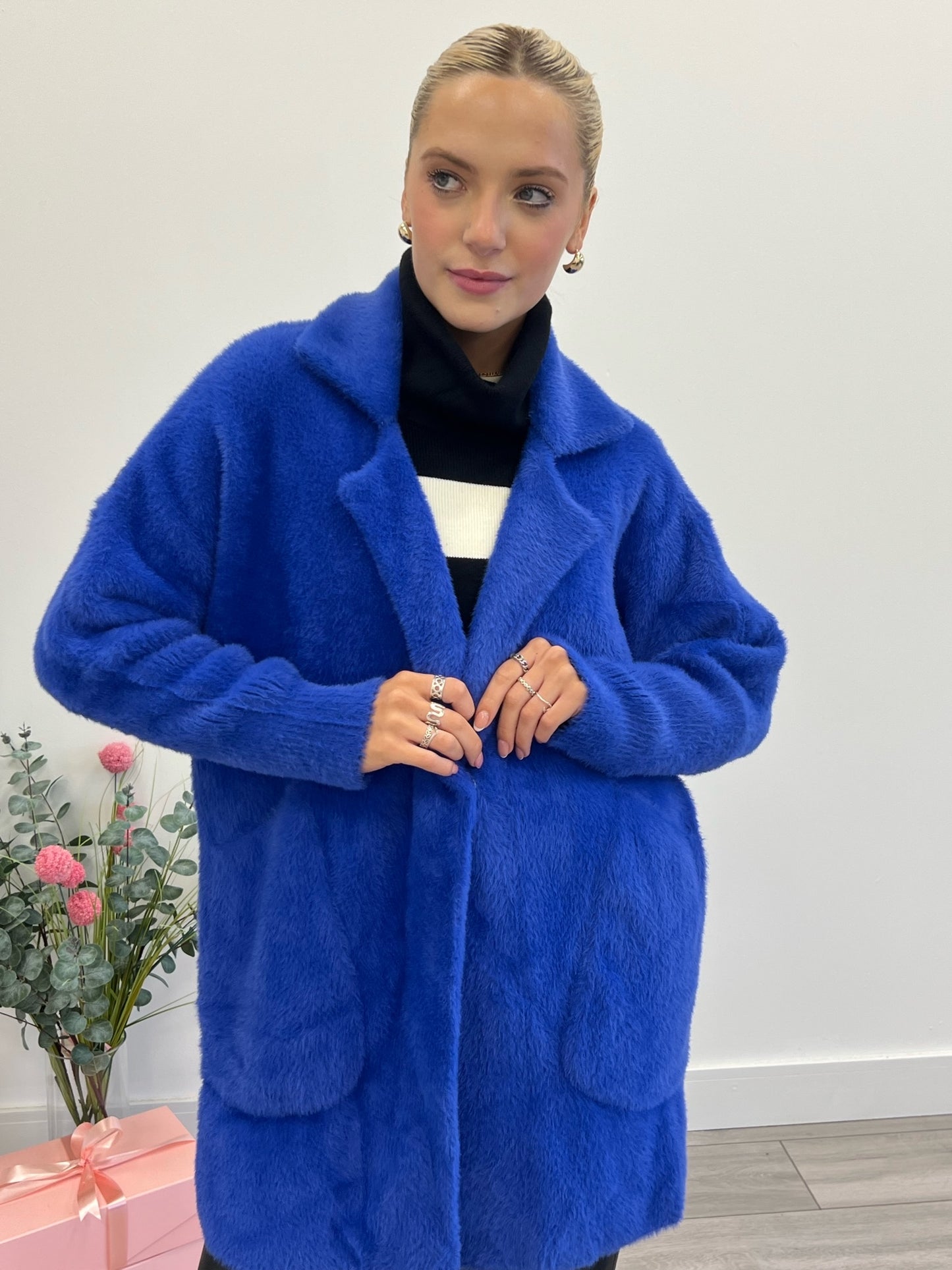 Lipstick - Fur Knit Coatigan - Zm1767