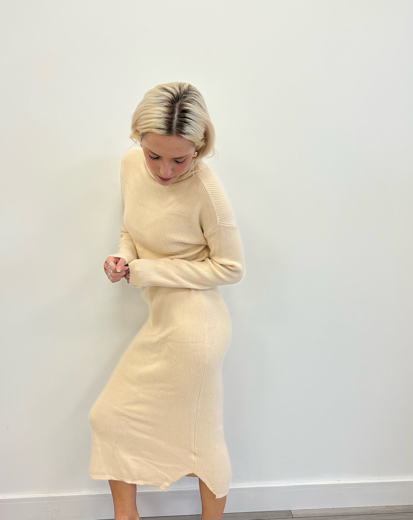 Lipstick - Cowl Neck Dress - Zm1391
