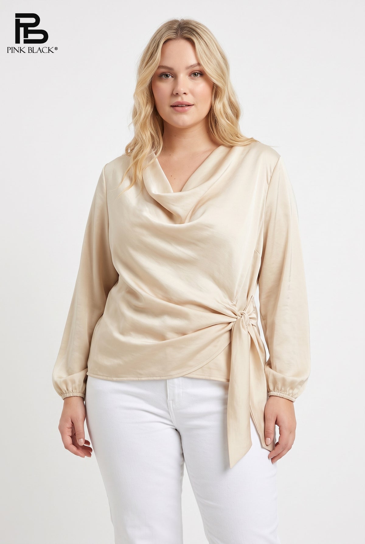 Lamiar - Cowl neck blouse - Lam Bs2302