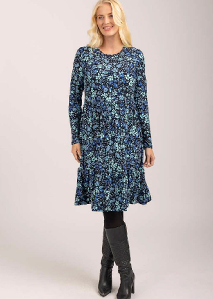 Mudflower - Floral Soft Touch Dress - 906