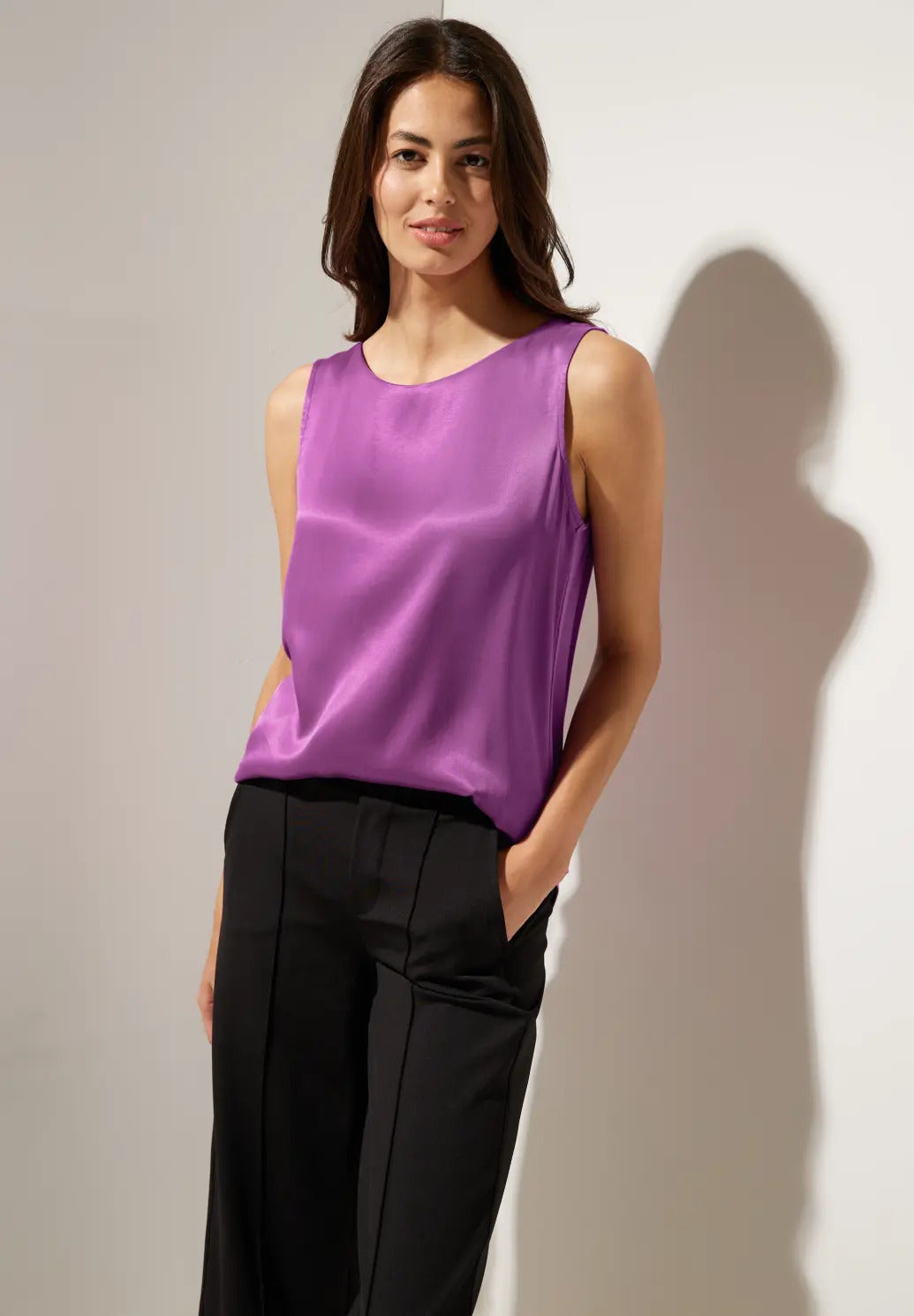 Street One - Satin Look Top - 320244