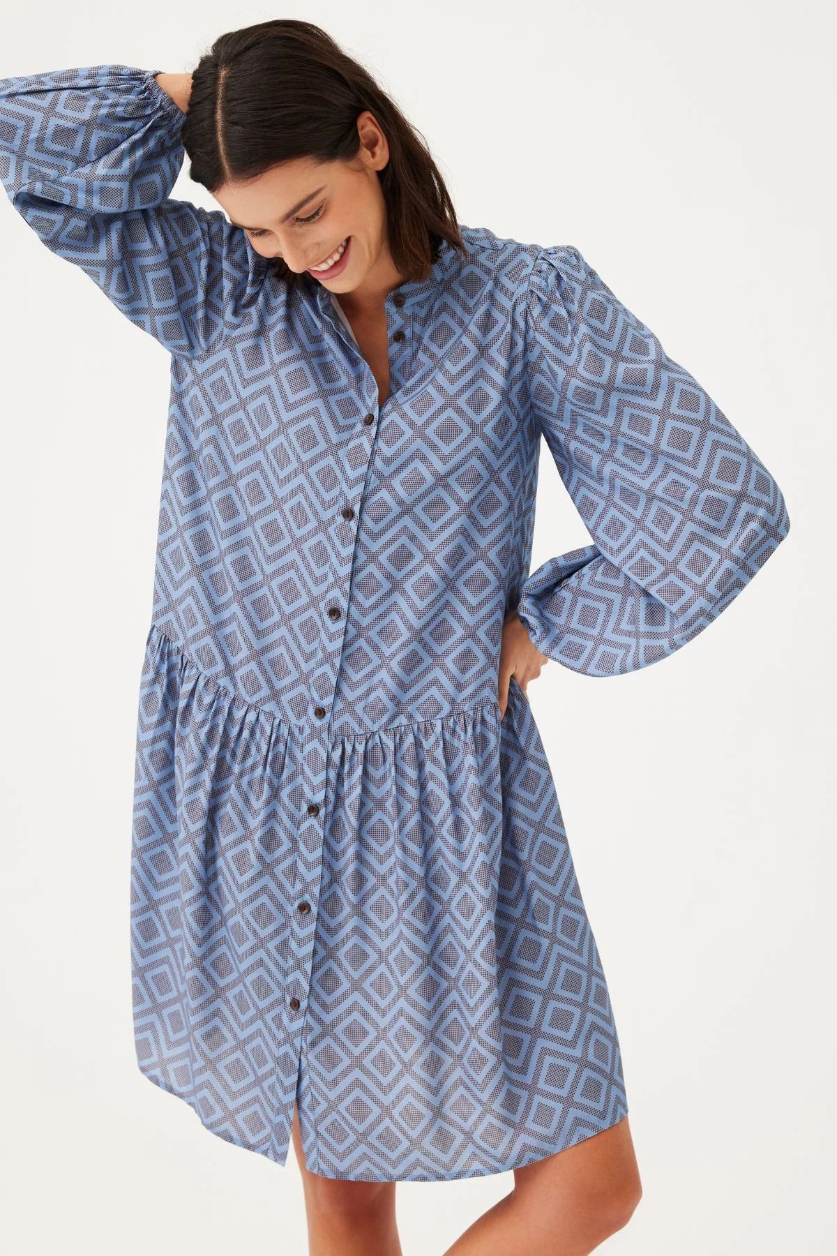 Freequent - Dress with Print - 202895