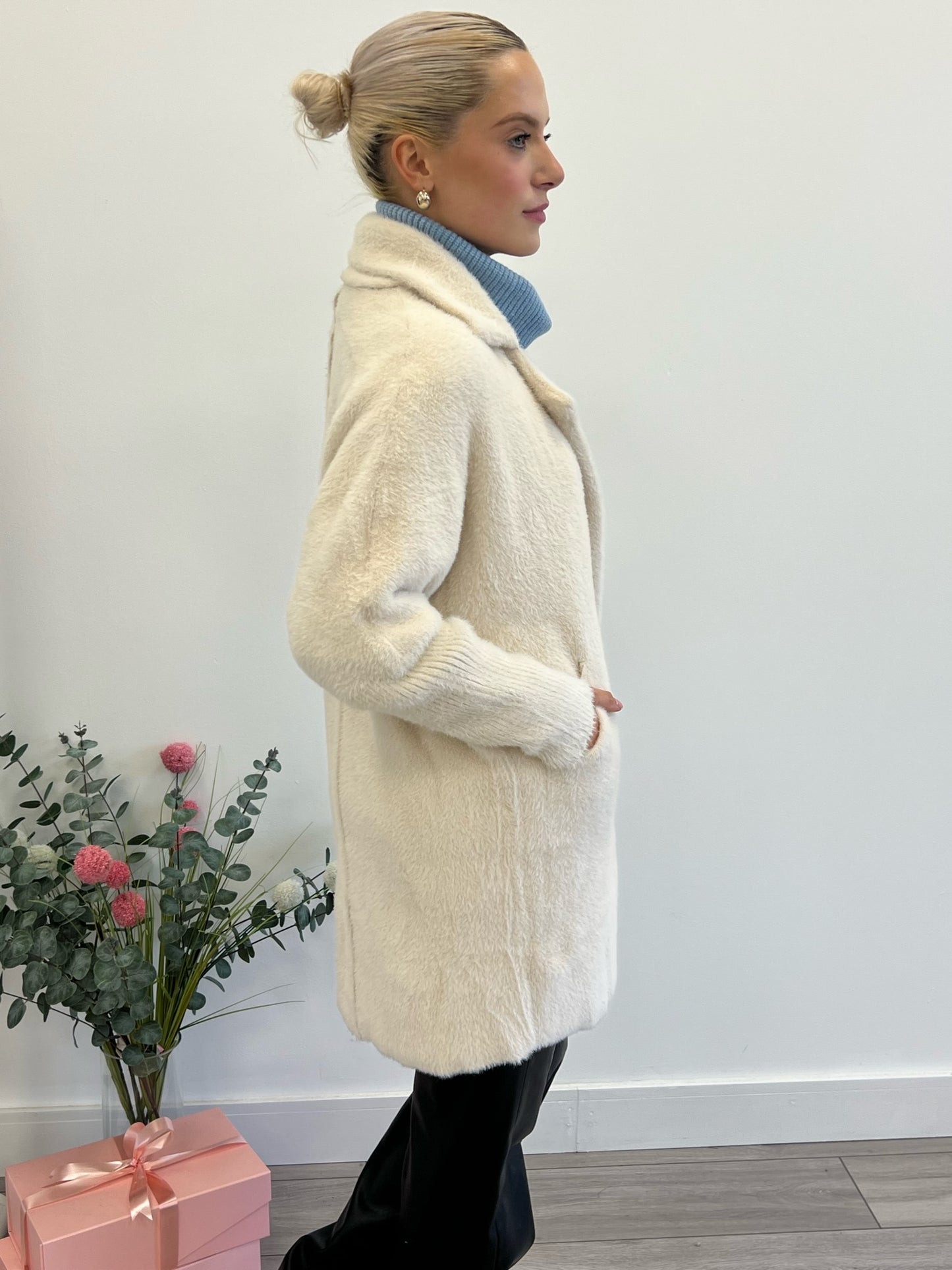 Lipstick - Fur Knit Coatigan - Zm1767
