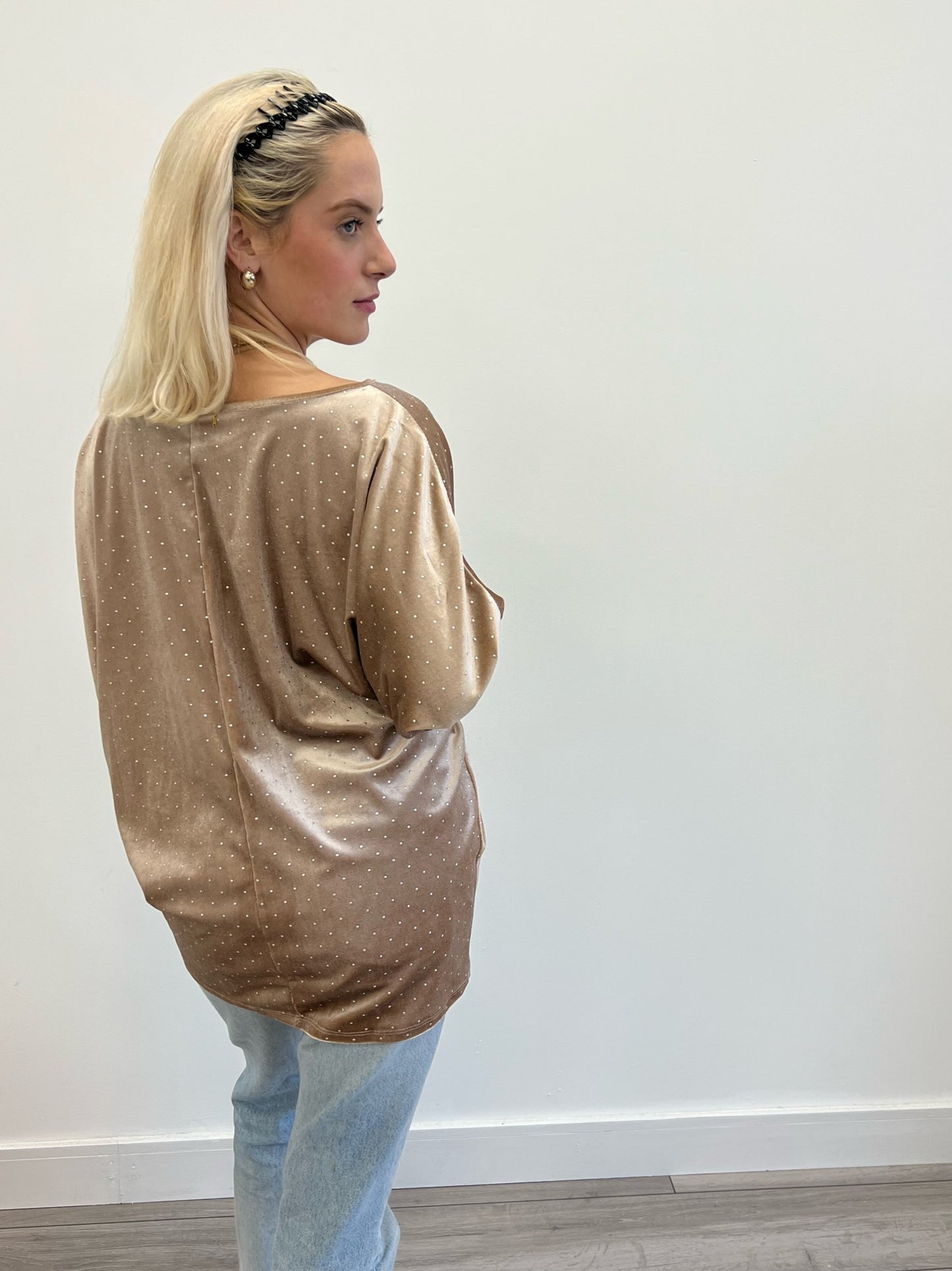 Lipstick - Velour Beeded Top - 1511v