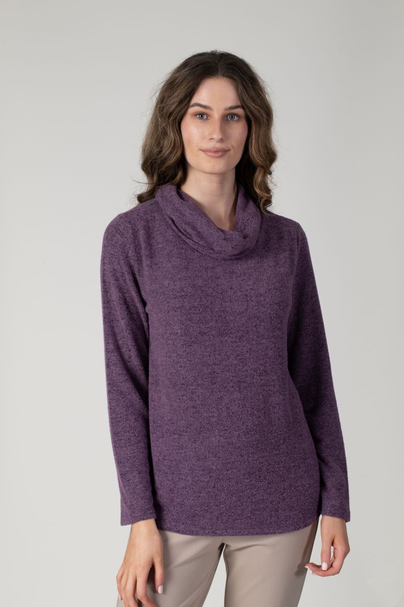Jessica Graaf - Plain Cowl Neck Top - 26246
