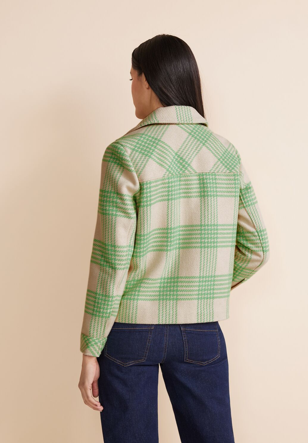 Street One - Short Check Jacket - 212087