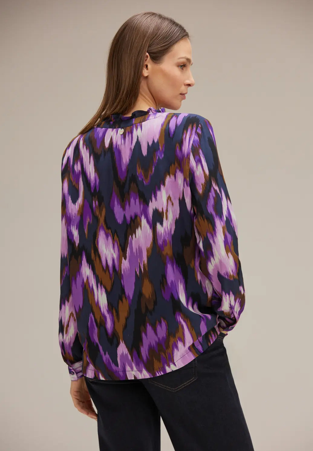 Street One - Printed Tunic Blouse - 344339