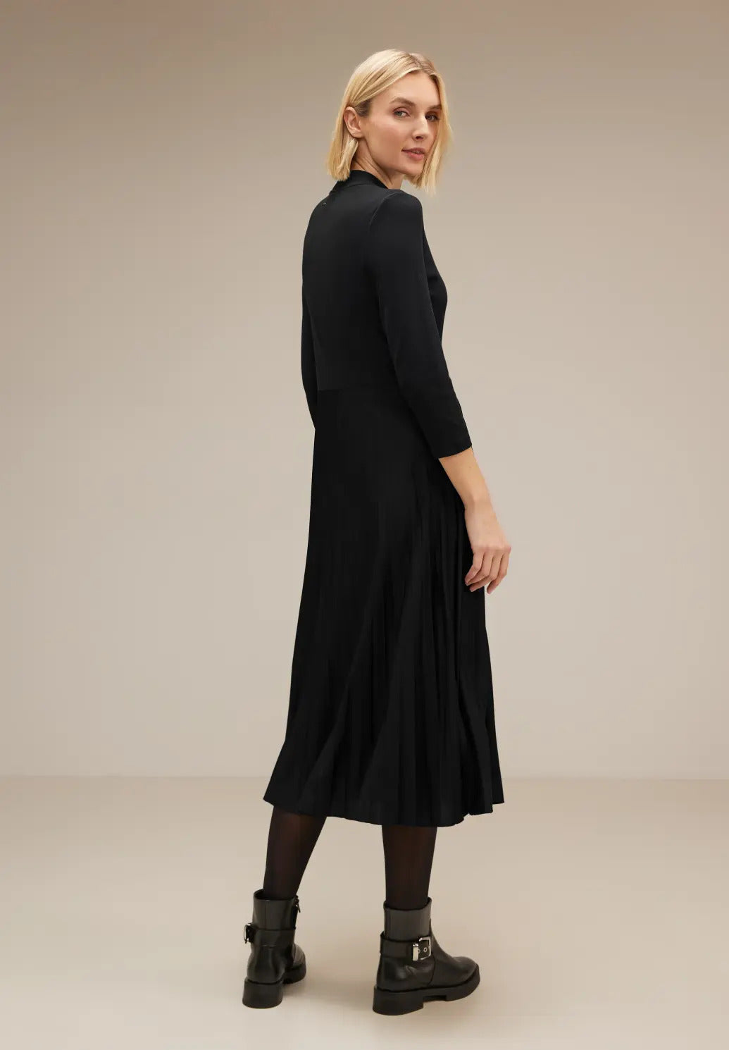 Street One - Mat Mix Midi Dress - 143790
