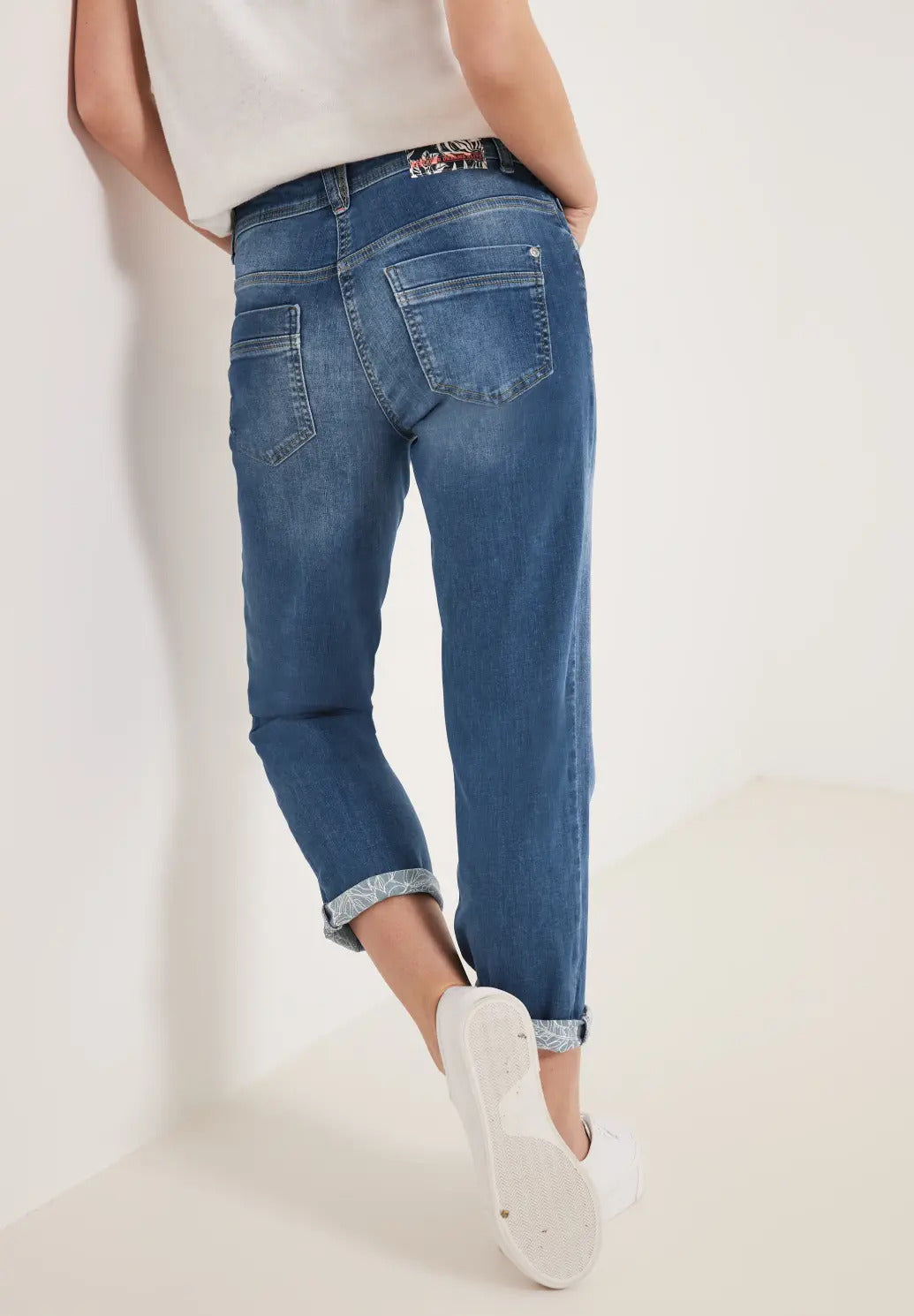 Cecil - 7/8 Loose Fit Jeans - 376480