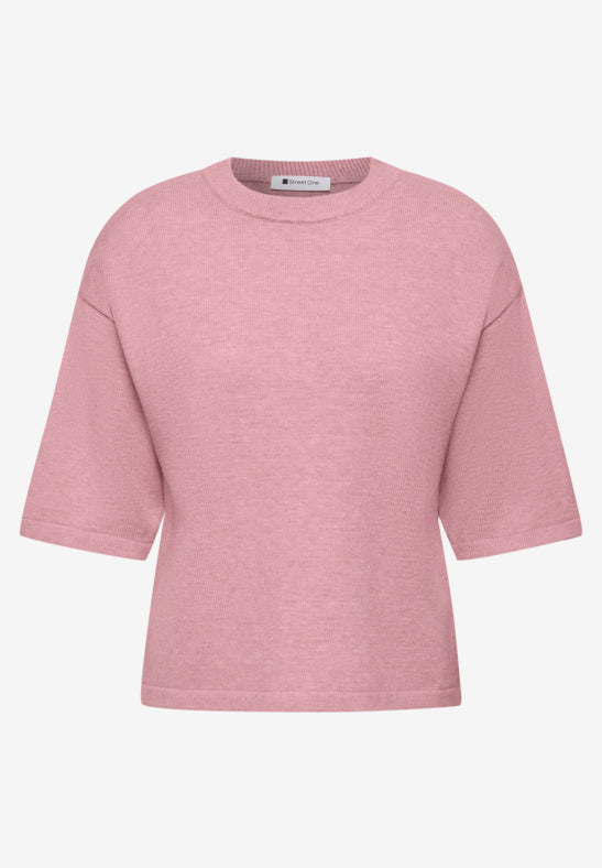 Street One - 3/4 sleeved basic sweater - St 304053