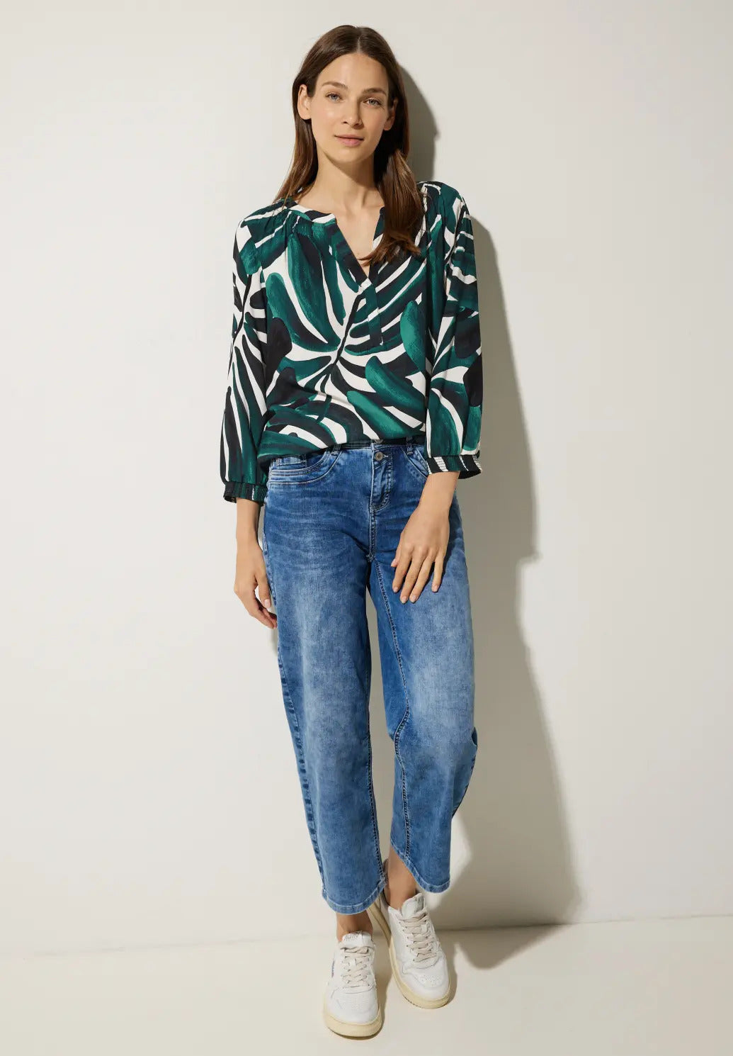 Street One - Printed Tunic Blouse - 344062