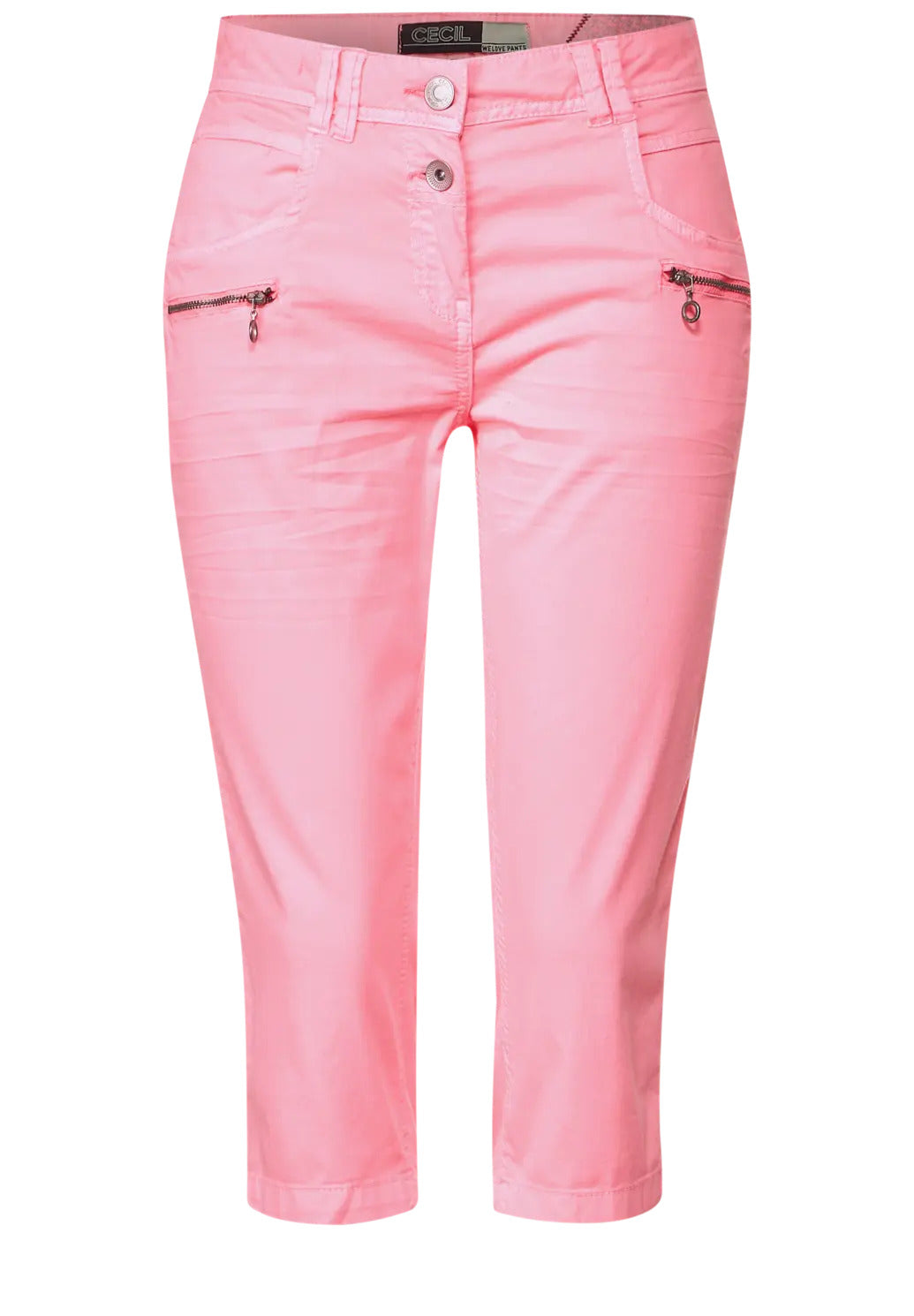 Cecil - Casual Fit Trousers with Zips - 376503