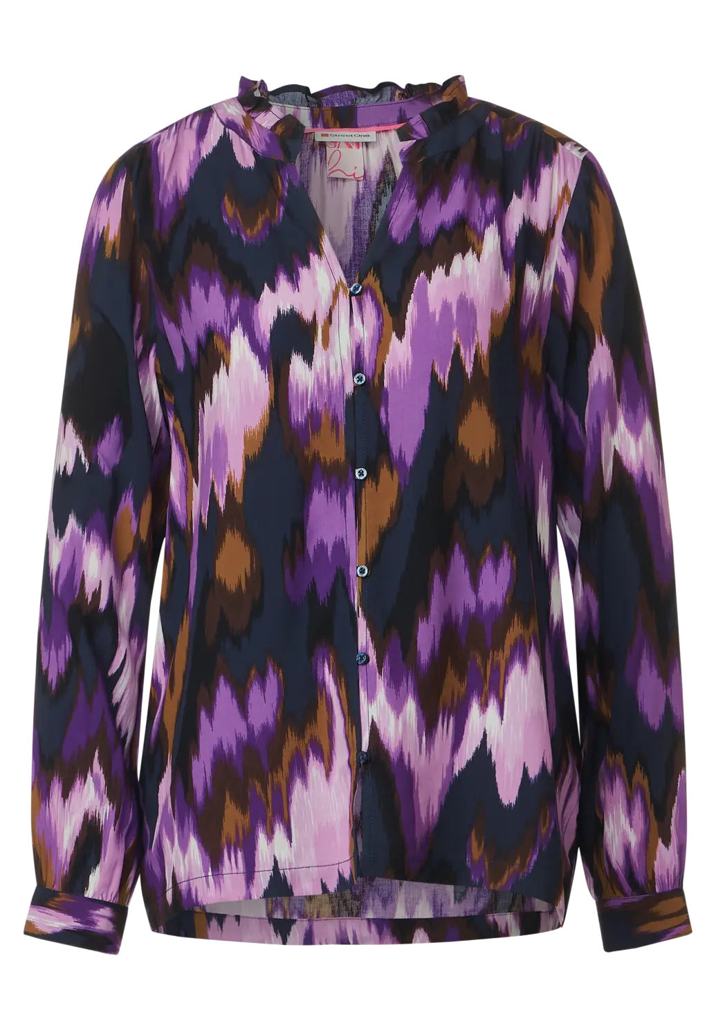 Street One - Printed Tunic Blouse - 344339