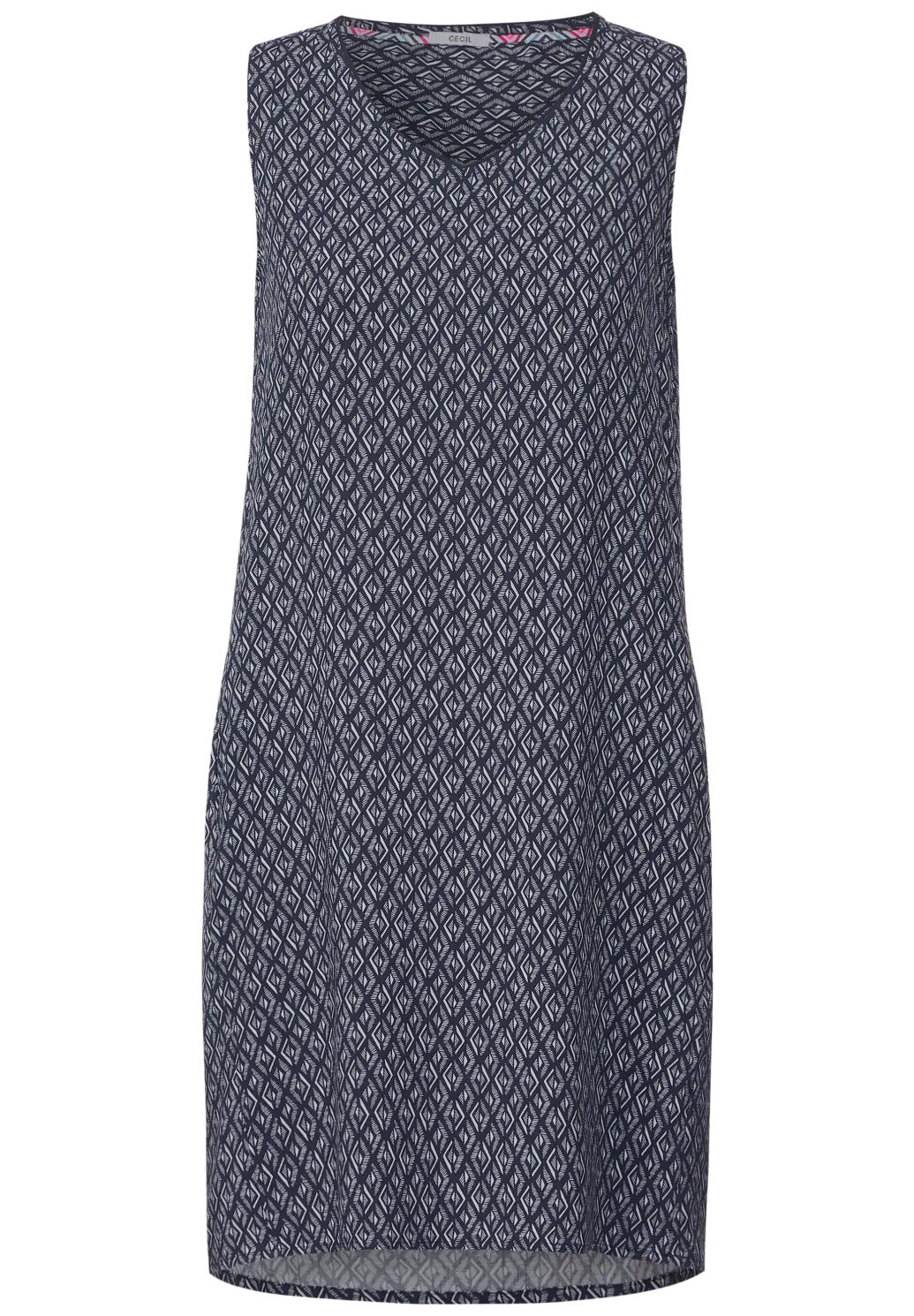 Cecil - Minimal Print Dress - 143676