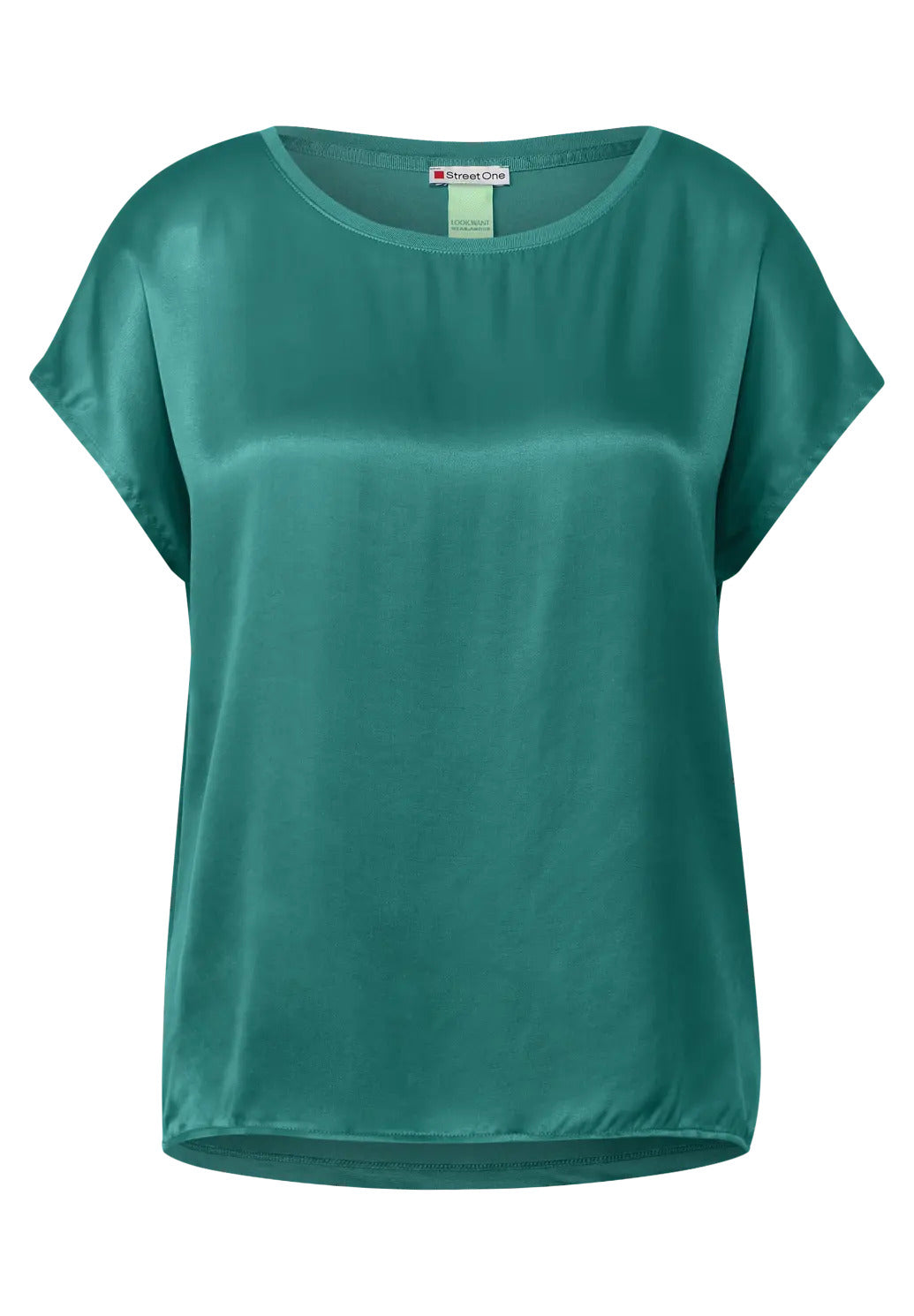 Street One - Shiny Mat Mix Top - 320245