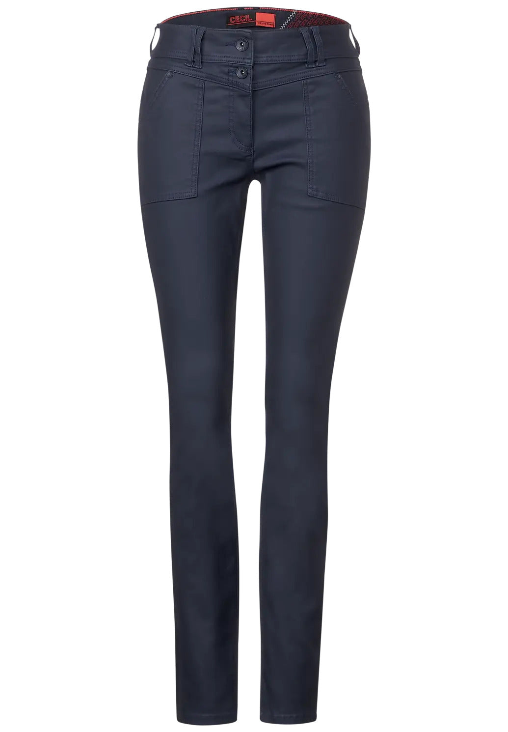 Cecil - Coated Pants - 376831