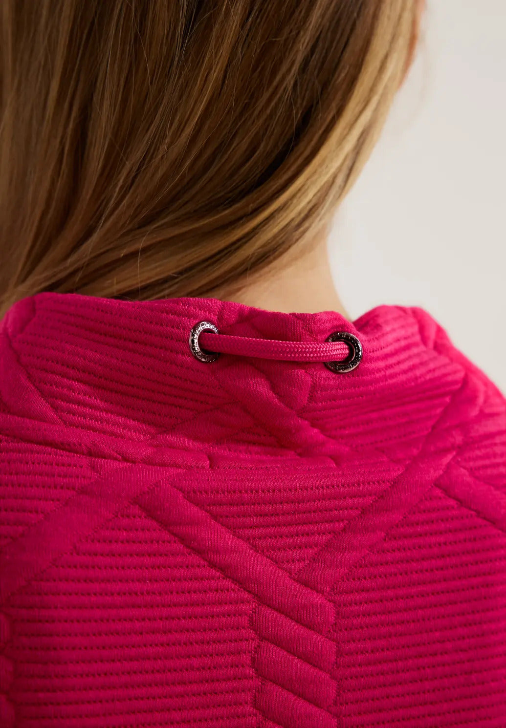 Cecil - Cable Shirt with Collar - 320547