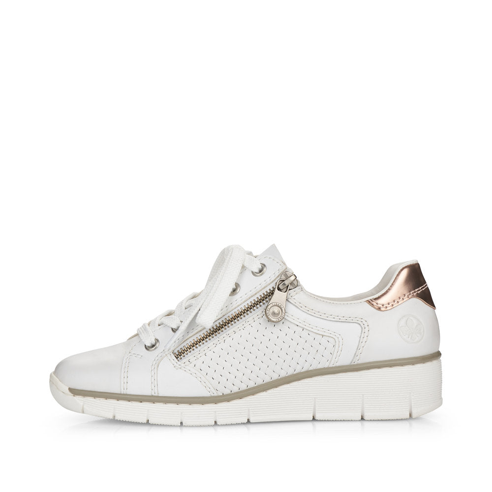 Rieker - Lace and Zip Runner - 53703S3