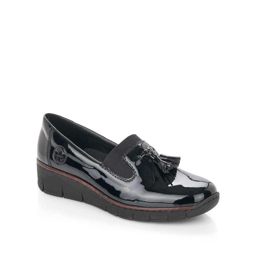 Rieker - Tassle Patent Shoe - 53751
