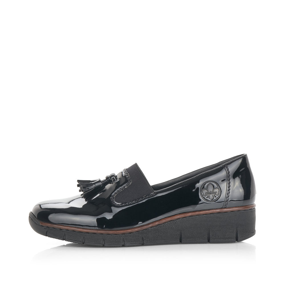 Rieker - Tassle Patent Shoe - 53751