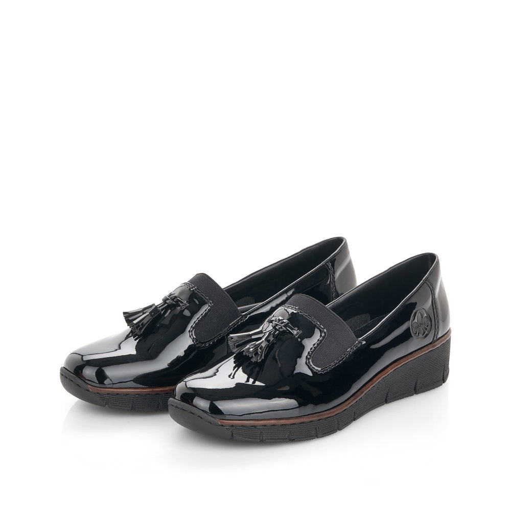 Rieker - Tassle Patent Shoe - 53751