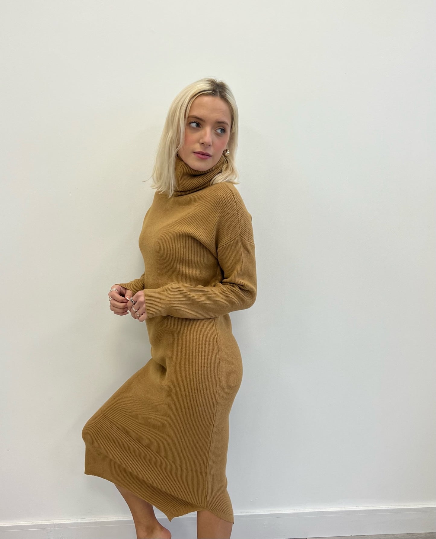 Lipstick - Cowl Neck Dress - Zm1391