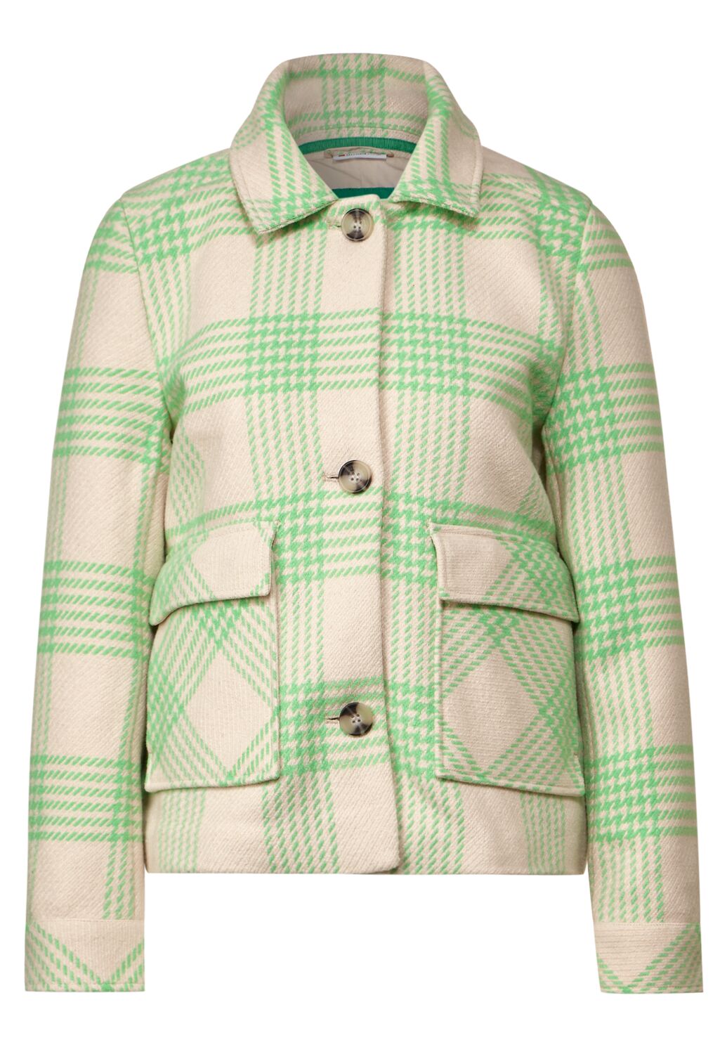 Street One - Short Check Jacket - 212087