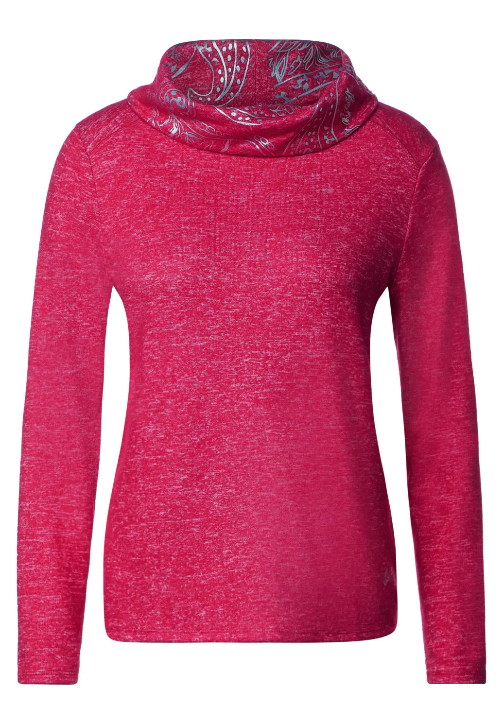 Cecil - Cosy Shirt with Foil Collar - 320550