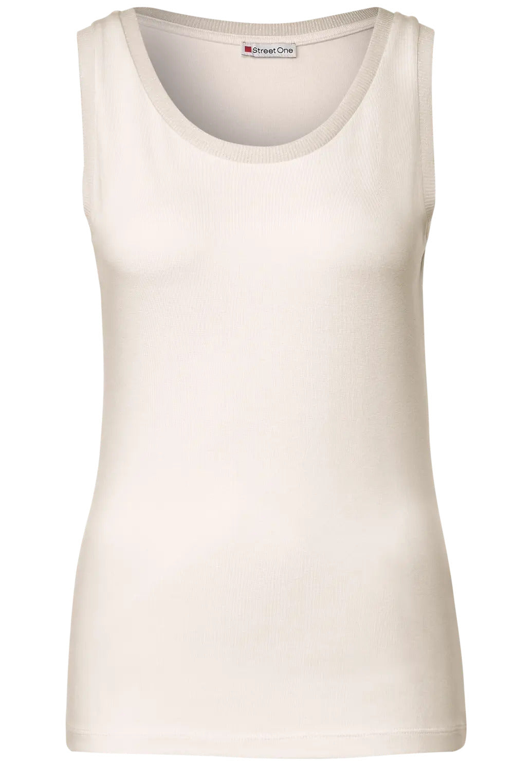 Street One - Fine Top with Lurex Rib Cuffs - 320675