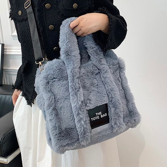 Lipstick - Fur Tote Bag