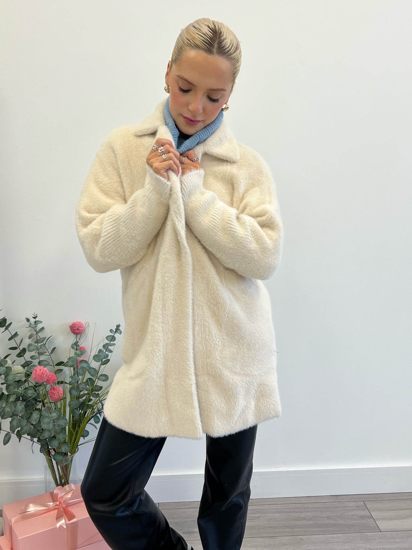 Lipstick - Fur Knit Coatigan - Zm1767