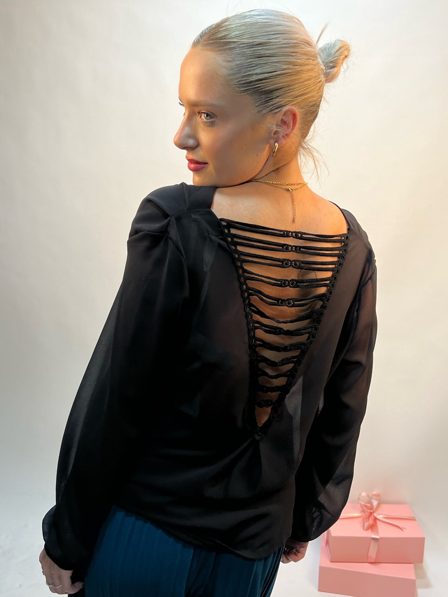 Lipstick - Crossover Blouse - 32207