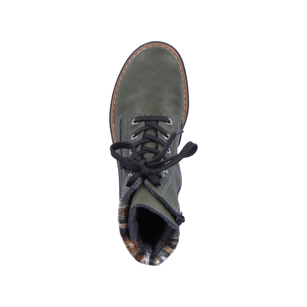 Rieker - Lace Up Fur Boot - 72630