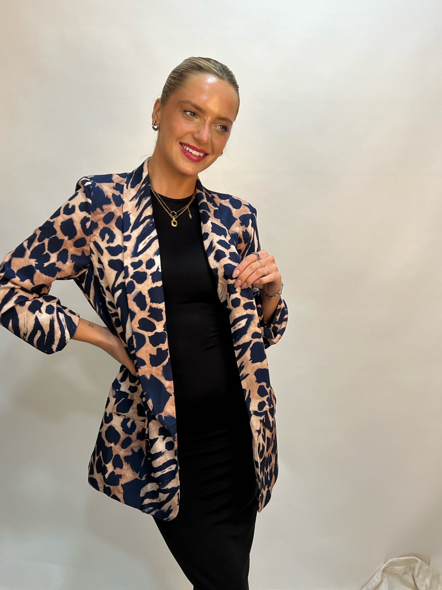 Lipstick - Leopard Printed Blazer - 27266