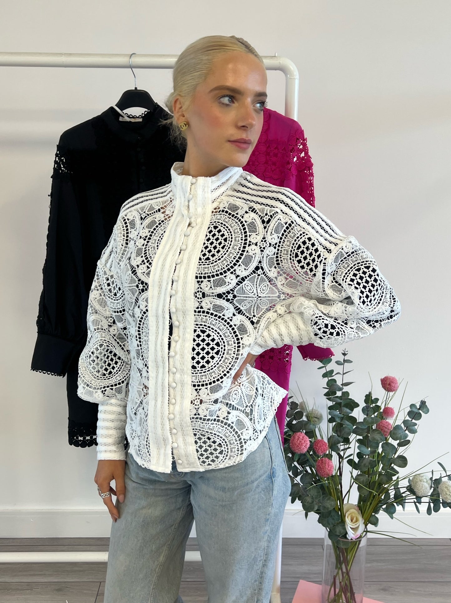 Lipstick - Crochet Shirt - M12009
