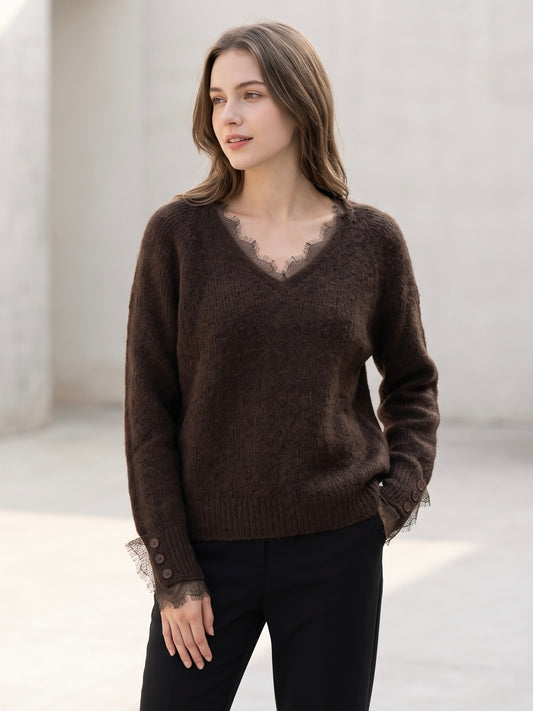 Carole - Lace jumper - Car Vg685