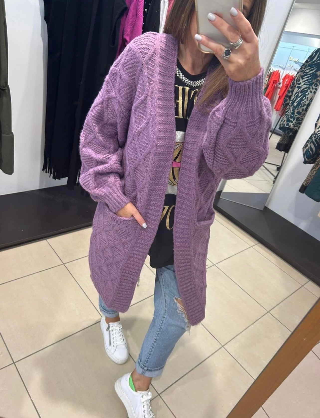 Lipstick - Knit Cardigan - ZM10001