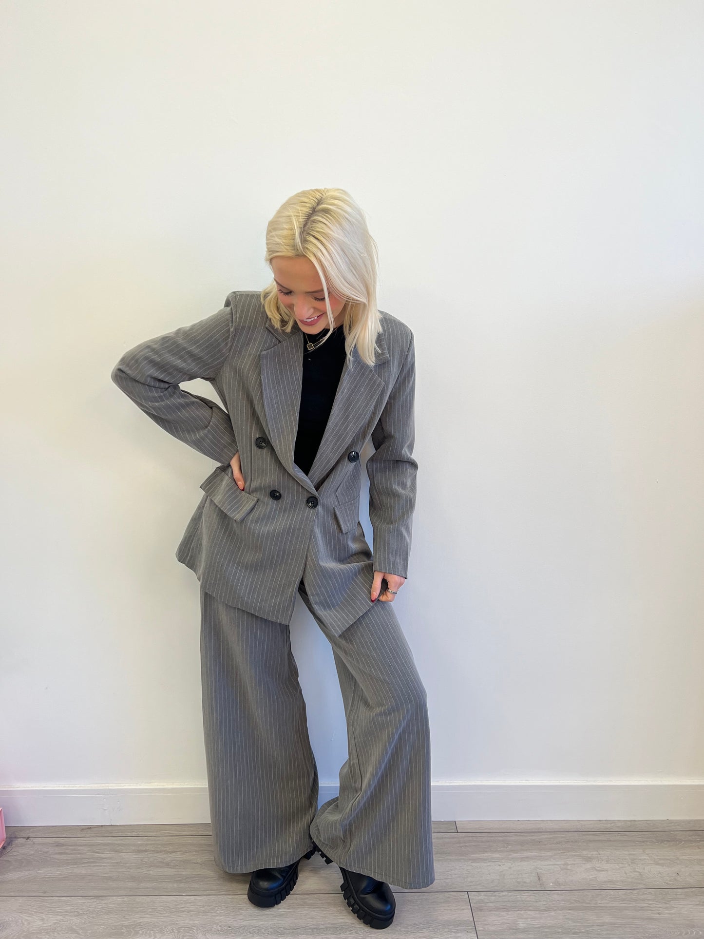 Lipstick - Pin Stripe Trousers - 7315