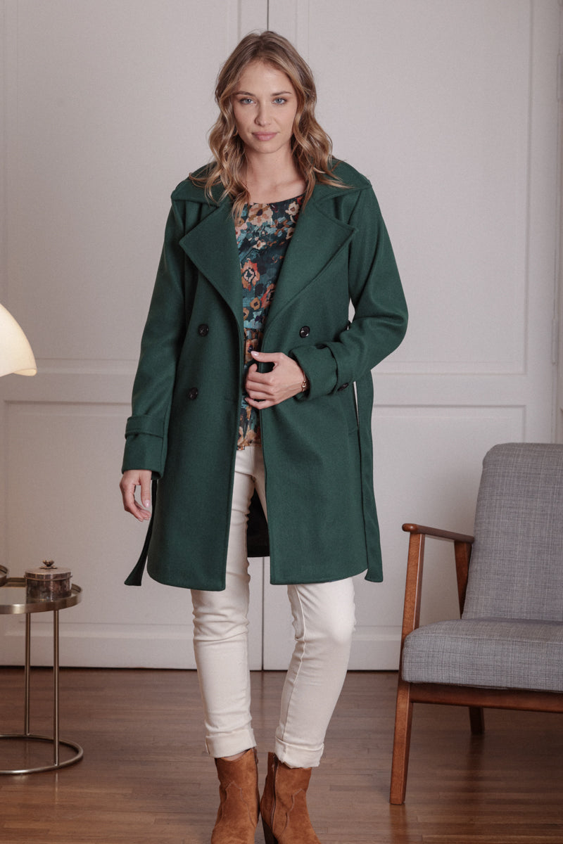 Actuelle - Wool Effect Coat - 23h152