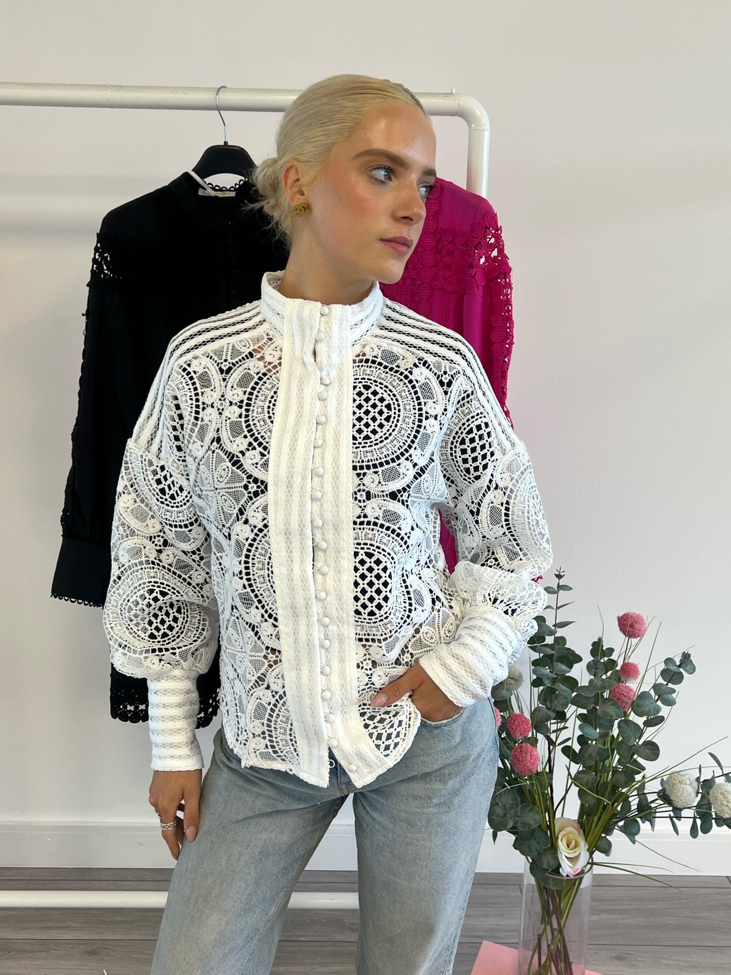 Lipstick - Crochet Shirt - M12009