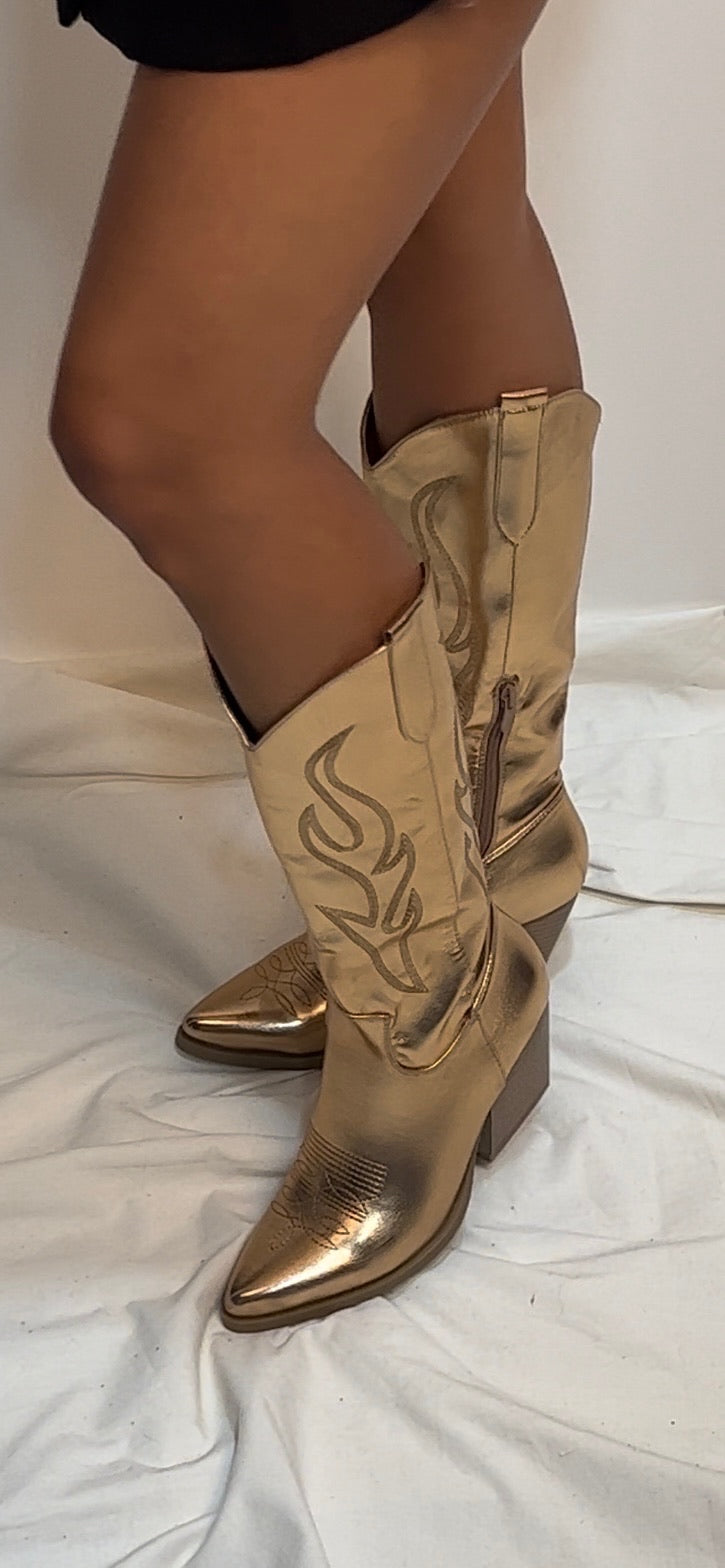 Lipstick - Knee High cowboy Boot - Y2218