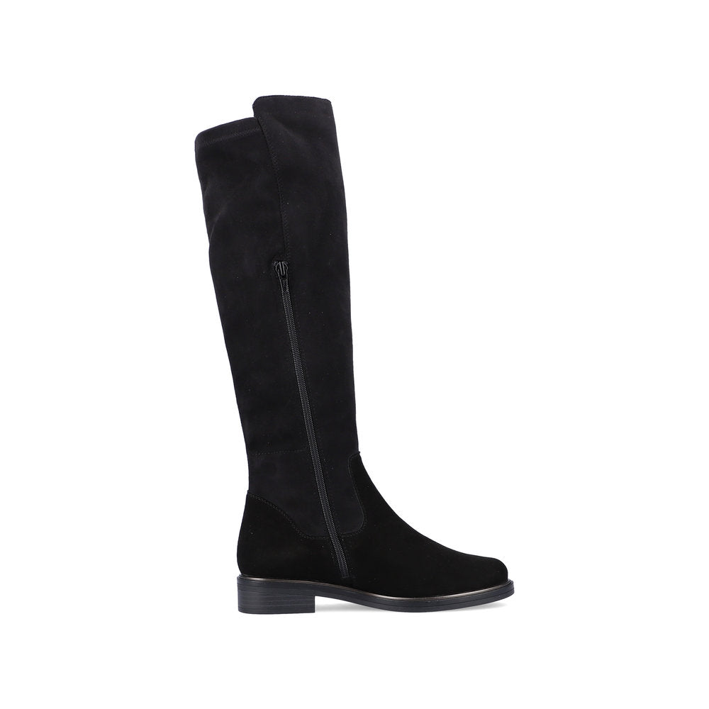 Remonte - Knee High Suede Boot - D8387 W3