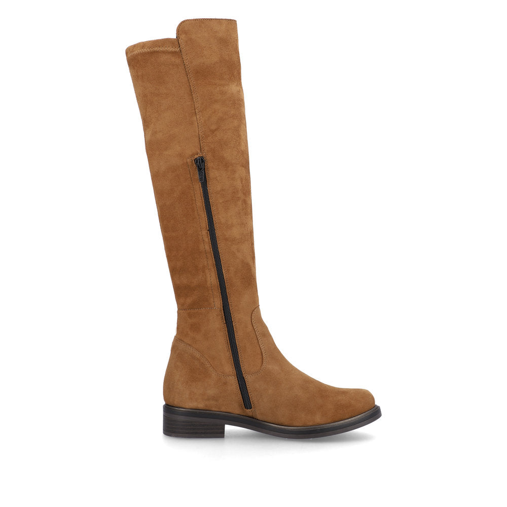 Remonte - Knee High Suede Boot - D8387 W3